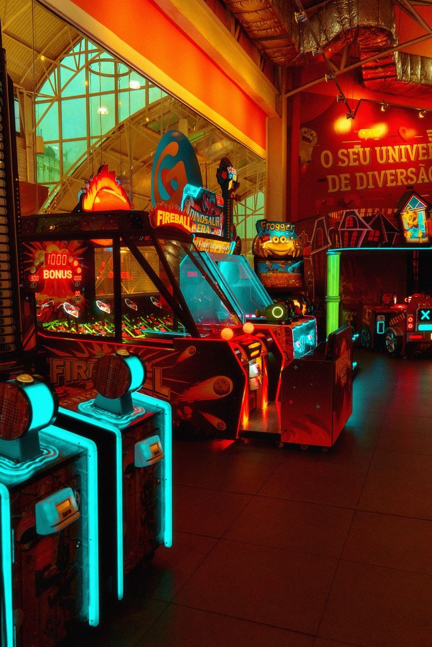 Neon Tokyo themed world with vibrant neon lights